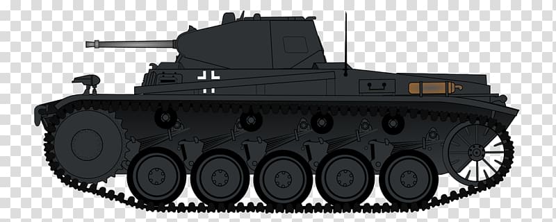 Tank destroyer Panzer II, Tank transparent background PNG clipart
