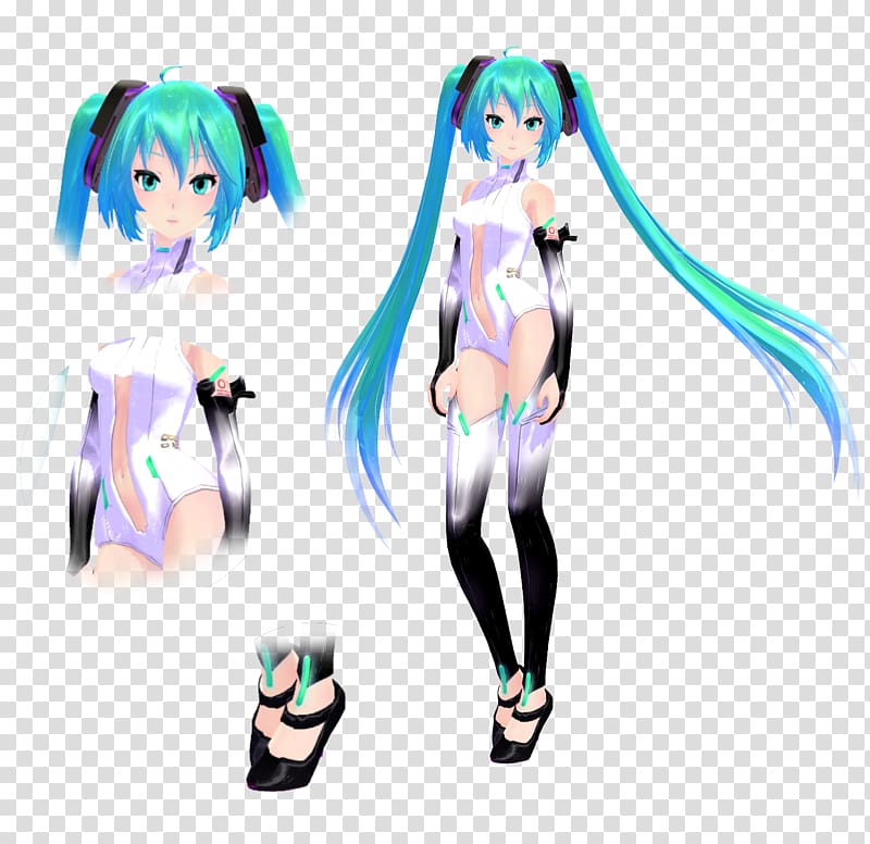 Hatsune Miku MikuMikuDance Vocaloid Crypton Future Media, hatsune miku transparent background PNG clipart