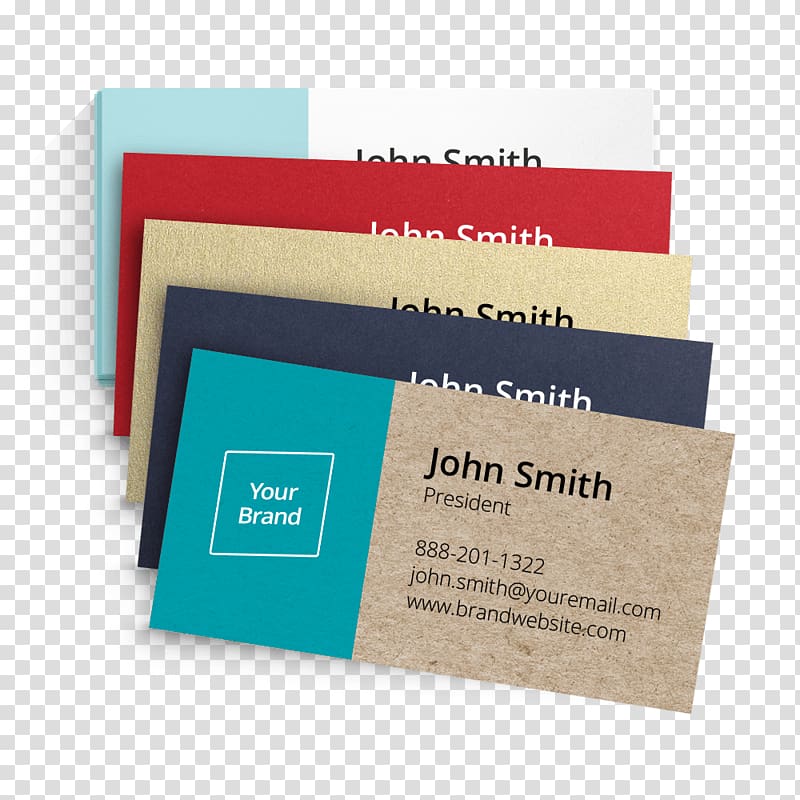 Paper Business Cards Printing Card Visiting card, credit card transparent background PNG clipart