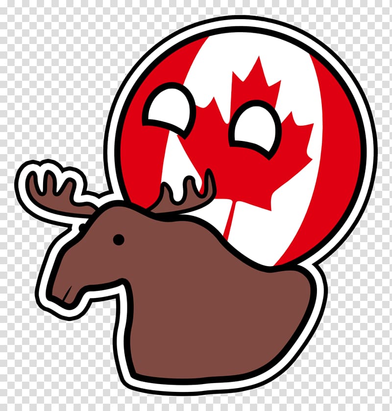 T-shirt Polandball Canada Art Moose, MOOSE transparent background PNG clipart