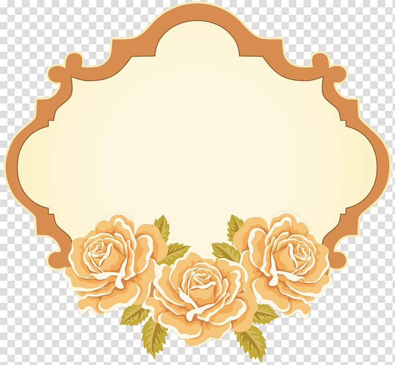 Wedding invitation Greeting & Note Cards, Flower title box transparent background PNG clipart