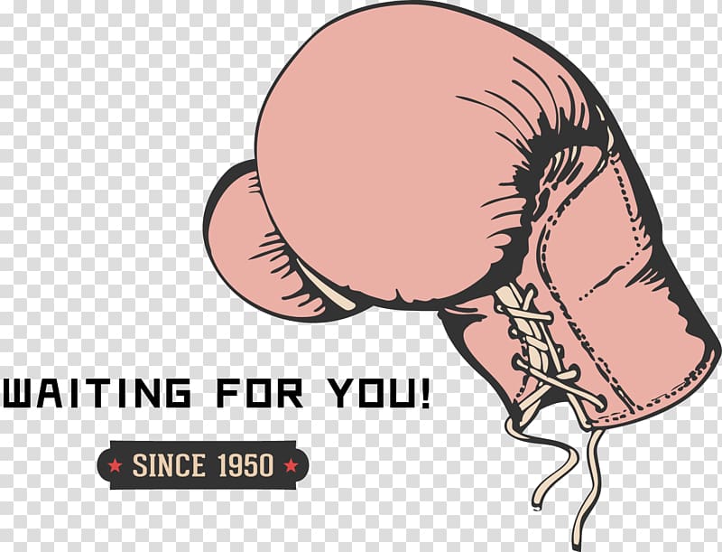 Boxing glove Punch Welterweight, Pink boxing gloves transparent background PNG clipart