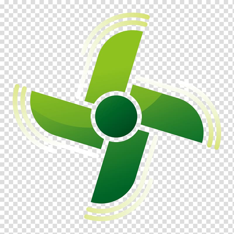 Logo Windmill Fan filter unit, Energy and Environmental Protection transparent background PNG clipart