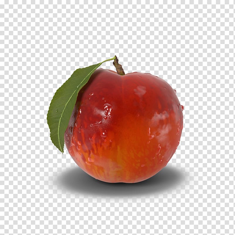 Barbados Cherry Peach Food Fruit, Seductive peach transparent background PNG clipart