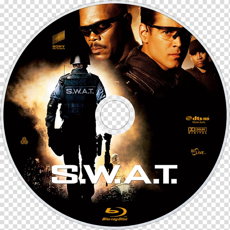 Samuel L. Jackson Colin Farrell S.W.A.T. Action Film, swat transparent background PNG clipart