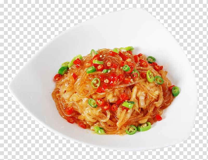 Spaghetti alla puttanesca Chinese noodles Fried noodles Chow mein Hot and sour noodle, Sauerkraut sweet potato powder transparent background PNG clipart