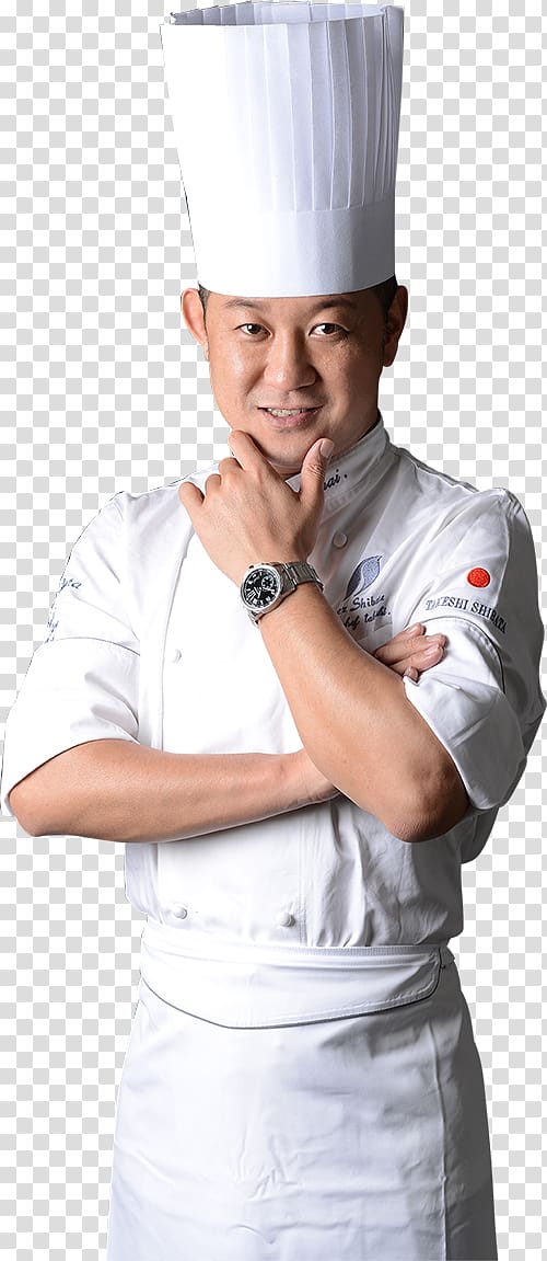 Takeshi Shibata Chez Shibata Cakes and Cafe Pastry chef Chef\'s uniform, asian chef transparent background PNG clipart