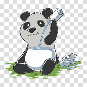 panda transparent background PNG clipart thumbnail