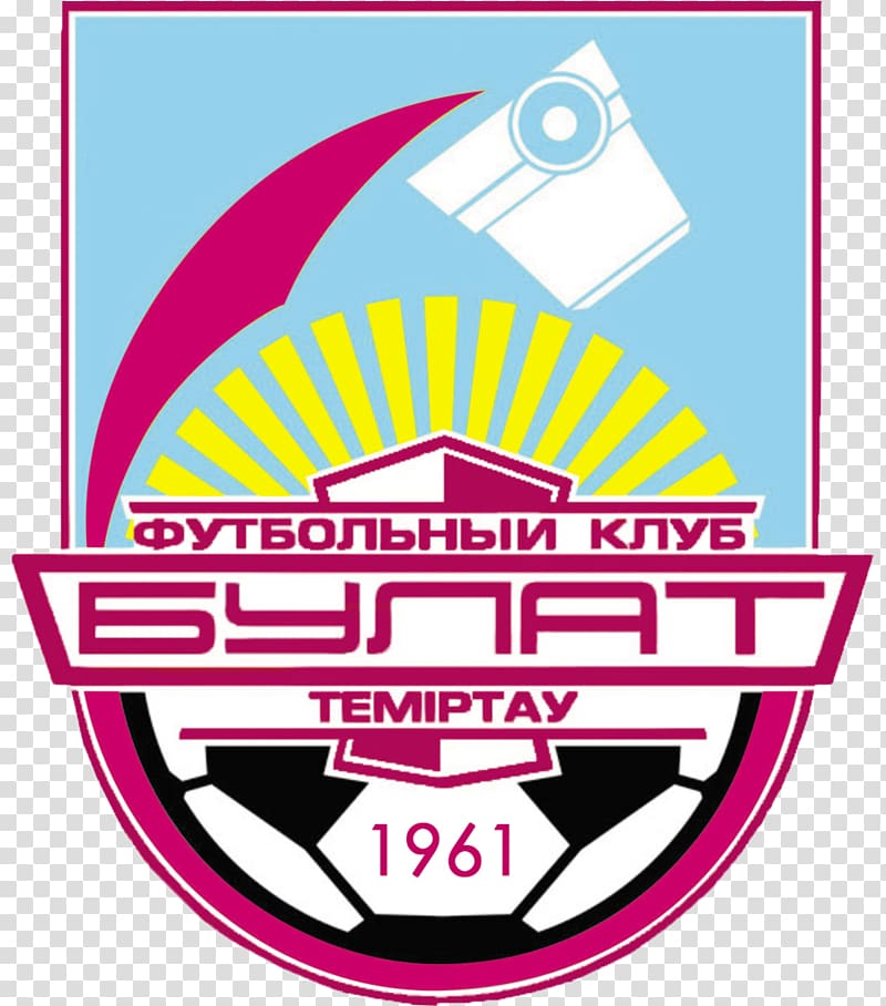 Logo FK Shakhtar-Bulat Football Emblem Temirtau, transparent background PNG clipart