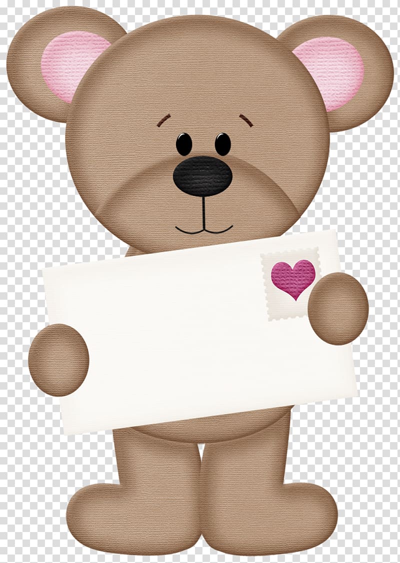 Teddy bear Valentine\'s Day Heart , Just Married transparent background PNG clipart