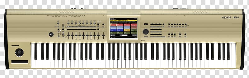 Korg Kronos NAMM Show Music workstation Keyboard, keyboard transparent background PNG clipart