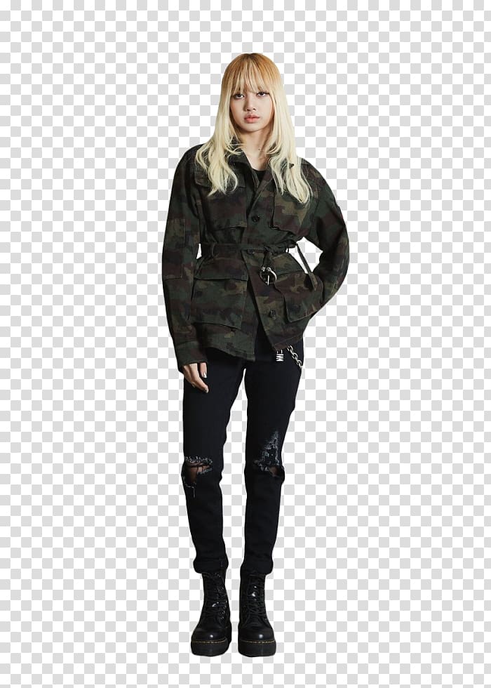 BLACKPINK K-pop BOOMBAYAH As If It\'s Your Last Overcoat, Lisa Lisa transparent background PNG clipart