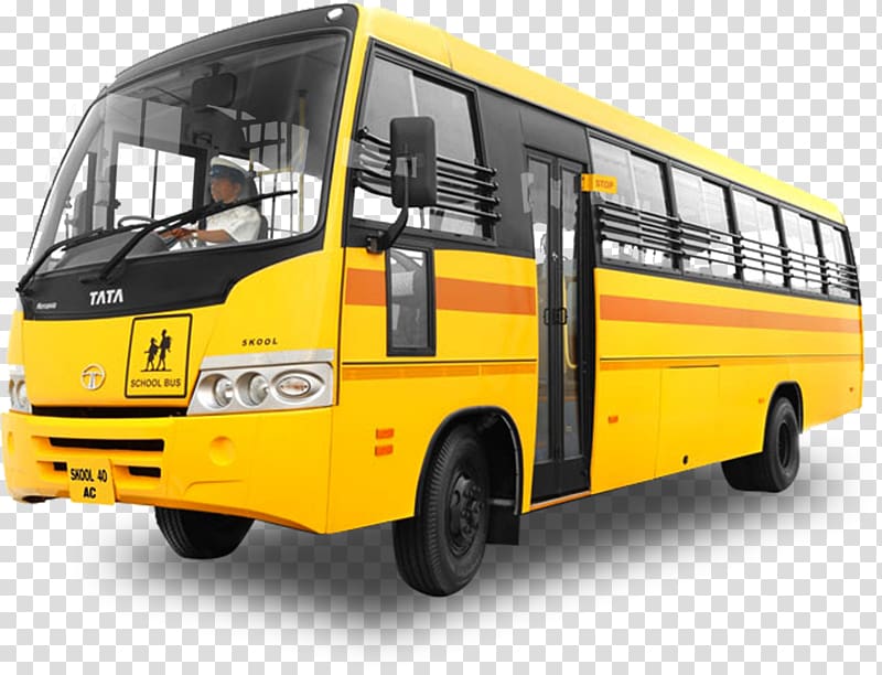 yellow Tata bus, Tata Motors Tata Starbus Tata Ace, school bus transparent background PNG clipart