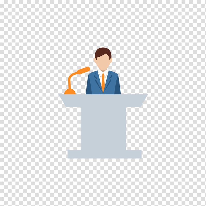 man , Euclidean 3D computer graphics Public speaking, A speaker at a rostrum transparent background PNG clipart