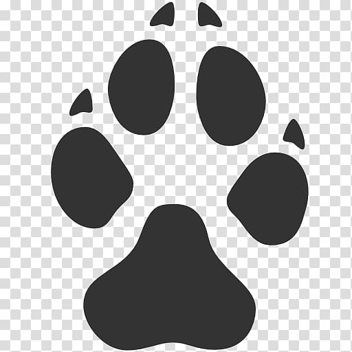 Dog Computer Icons Footprint Paw , Dog Foot Prints Logo transparent background PNG clipart