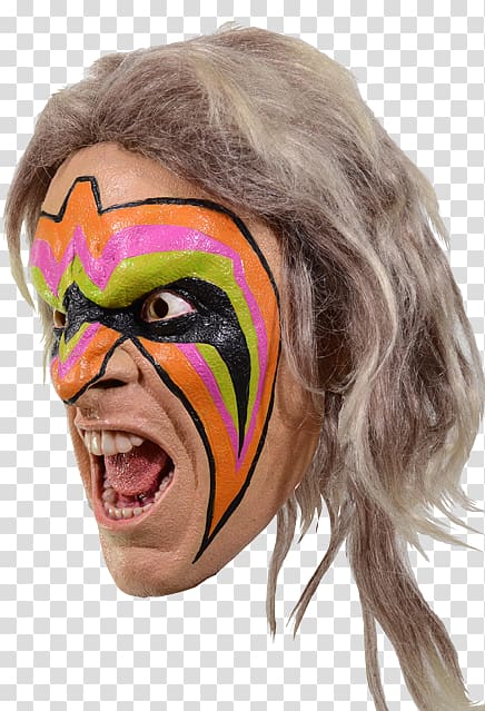 The Ultimate Warrior Wrestling mask WWE All Stars, the ultimate warrior transparent background PNG clipart