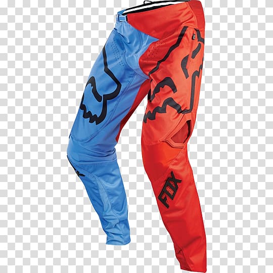 Pants Fox Racing Blue Bicycle Shorts & Briefs, T-shirt transparent background PNG clipart
