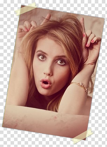 Emma Roberts Celebrity Hair coloring Brown hair Red hair, Emma Roberts transparent background PNG clipart