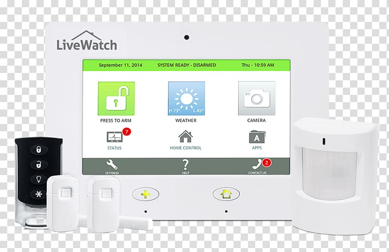 Touchscreen Security Alarms & Systems Home Automation Kits Android Display device, android transparent background PNG clipart