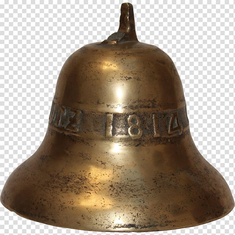 Bronze Bell Ghanta 19th century Germany, bronzing transparent background PNG clipart