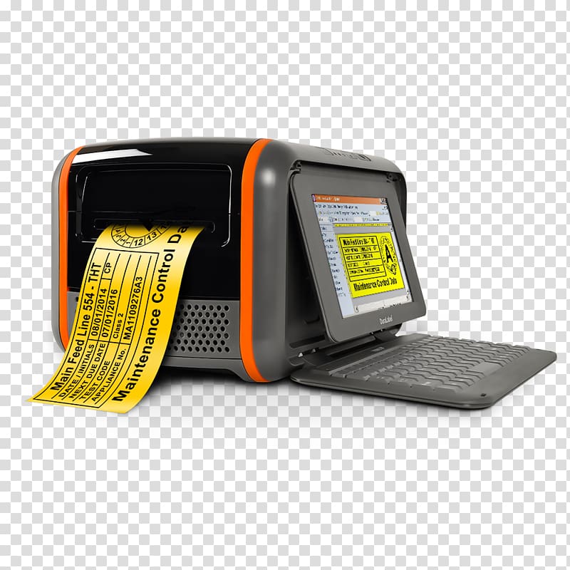 Label printer Industry Adhesive tape, printer transparent background PNG clipart