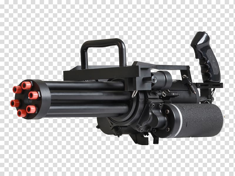 Minigun Airsoft Guns Gatling gun Weapon Firearm, machine gun transparent background PNG clipart