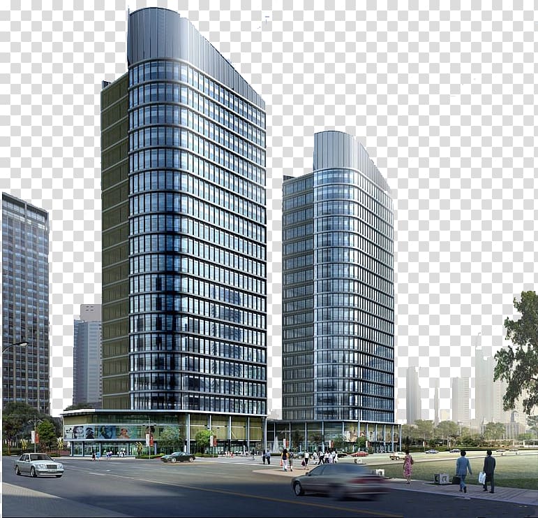gray high-rise building 3D plan, China Building Business Manufacturing, building transparent background PNG clipart