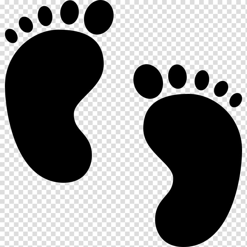 Computer Icons Footprint Infant , footprints transparent background PNG clipart