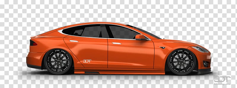 Mid-size car Alloy wheel Compact car Sports car, 2016 Tesla Model S transparent background PNG clipart