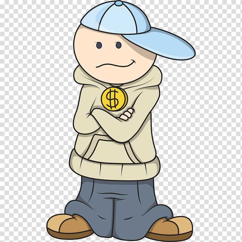 Cartoon Rapper Boy , boy transparent background PNG clipart