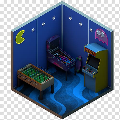 Low poly Isometric graphics in video games and pixel art Digital art Cinema 4D, 80s arcade games transparent background PNG clipart