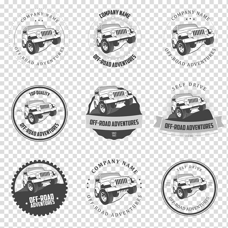 white and gray SUV logo, Jeep Car Sport utility vehicle Off-roading, Jeep Icon transparent background PNG clipart