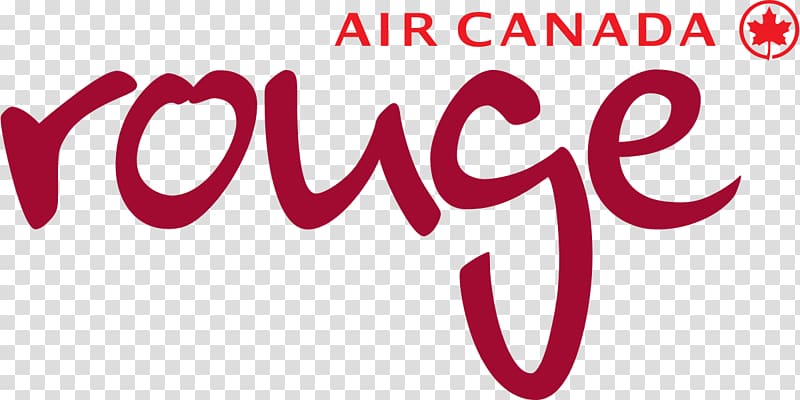 Air Canada Rouge Vancouver International Airport Airline Low-cost carrier, logo rouge transparent background PNG clipart