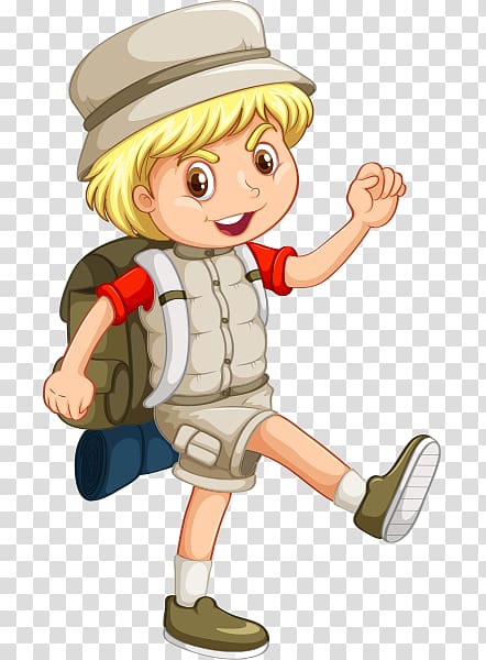 Camping Child Campsite, child transparent background PNG clipart