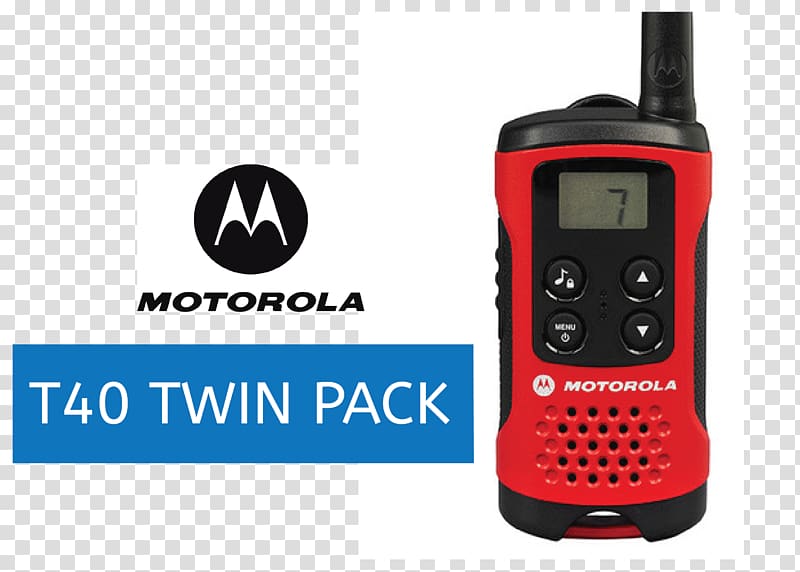 Motorola TLKR T40 Handheld Two-Way Radios Telephony Communication PMR446, motorola startac transparent background PNG clipart