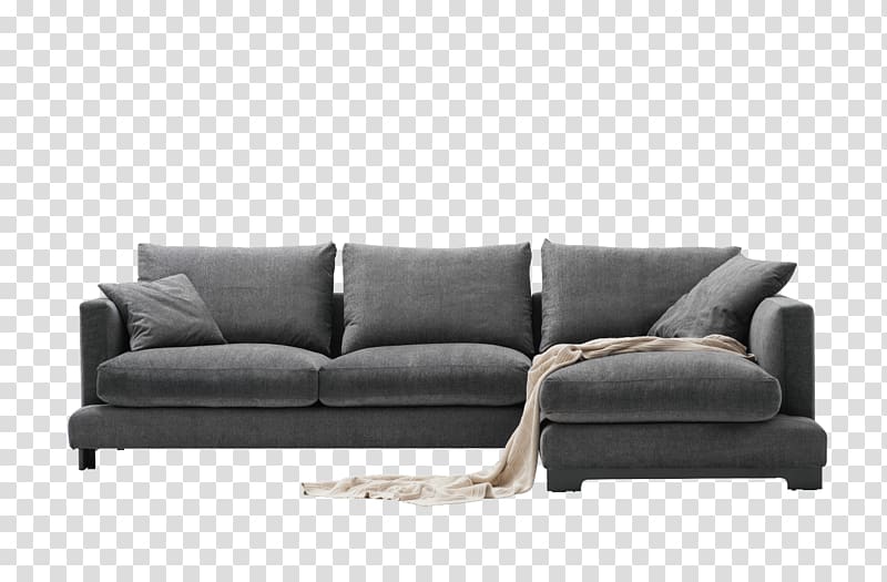 Couch Cushion Furniture Living room Bedroom, modern design transparent background PNG clipart