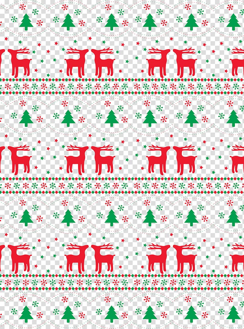 red, green, and blue Christmas-themed illustration, Christmas Hoodie Texture mapping Pattern, Christmas shading pattern elements transparent background PNG clipart