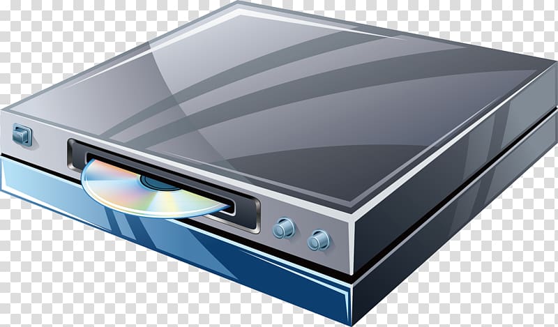 Optical disc drive DVD player Icon, CD transparent background PNG clipart