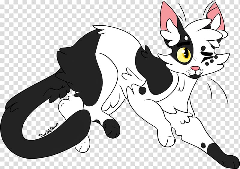 Cat Drawing Swiftpaw Brightheart, Cat transparent background PNG clipart