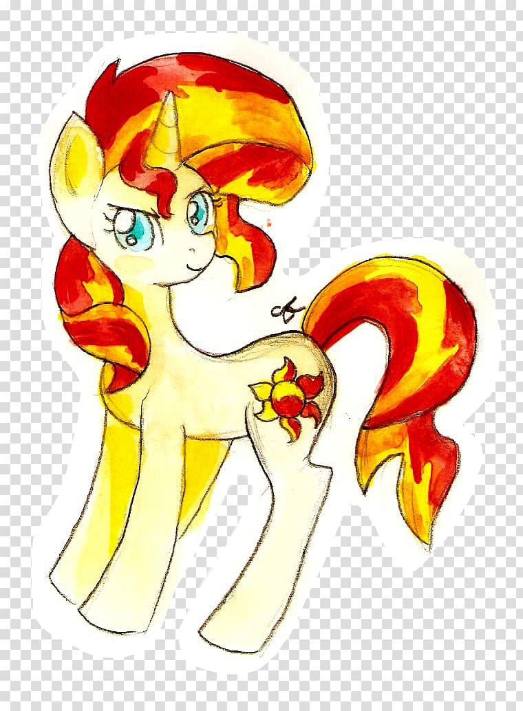 Sunset Shimmer Rarity Art Drawing, sunset watercolor transparent background PNG clipart