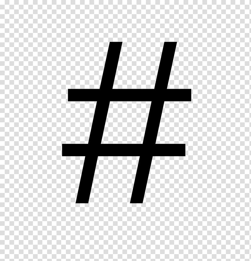 Social media Number sign Hashtag Symbol, social media transparent background PNG clipart