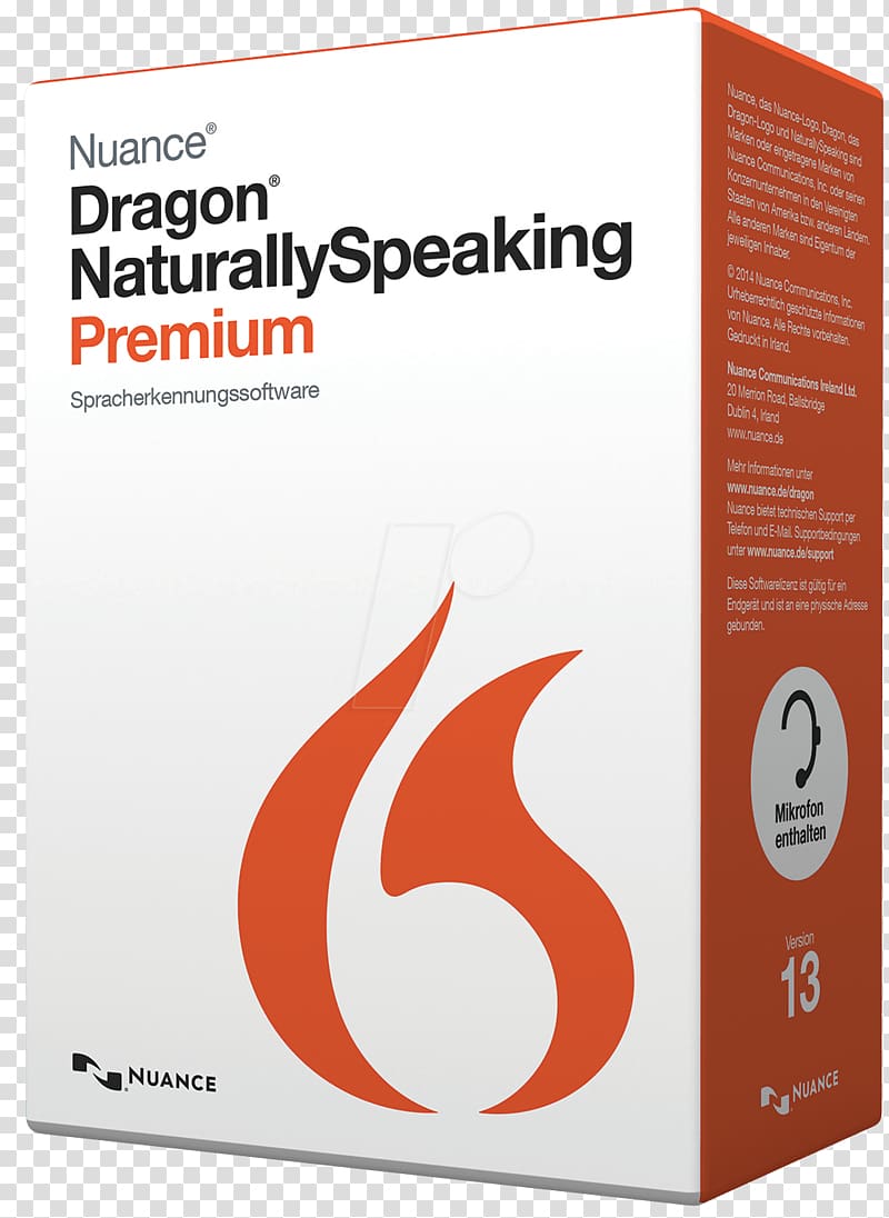 Dragon NaturallySpeaking Nuance FG EDU Dragon Naturally Speaking Professional 13.0 Academic, PT, A209A-F00-13.0 Nuance Dragon Naturally Speaking Premium 13.0 K609X-W00-13.0 Nuance Dragon Naturally Speaking 13 Premium/Schulversion, 1 Gerät, Vollversion,, Nuance USB Headset for PC transparent background PNG clipart