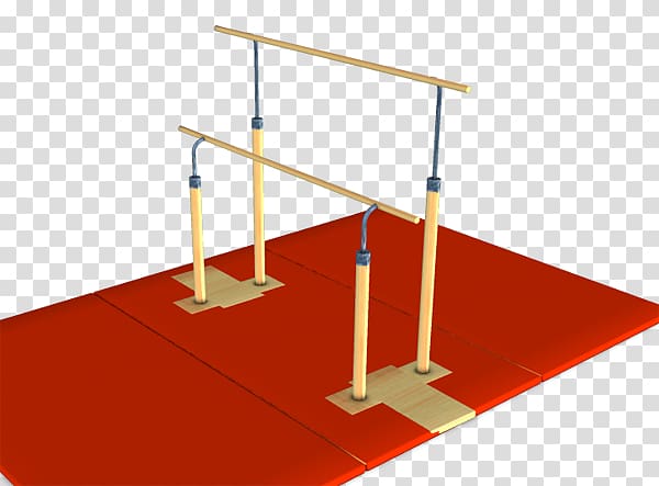 Parallel bars Gymnastics Uneven bars Floor Fitness Centre, transparent background PNG clipart