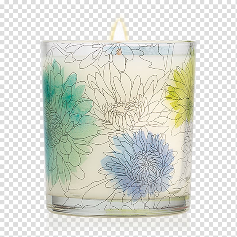 Flowerpot Lighting, lovely candles transparent background PNG clipart