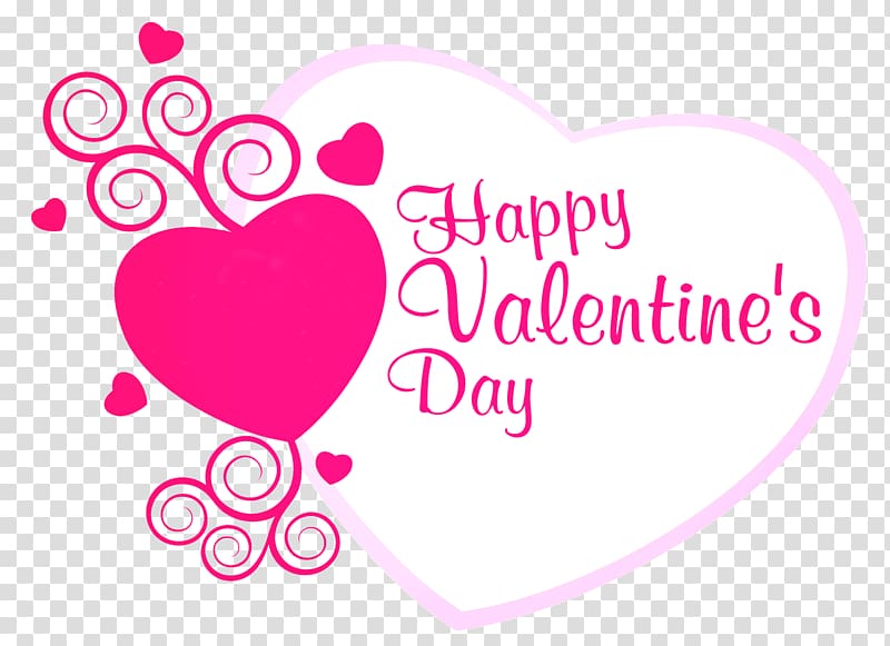 Valentine's Day Greeting card Wish Heart, Happy Valentines Pink