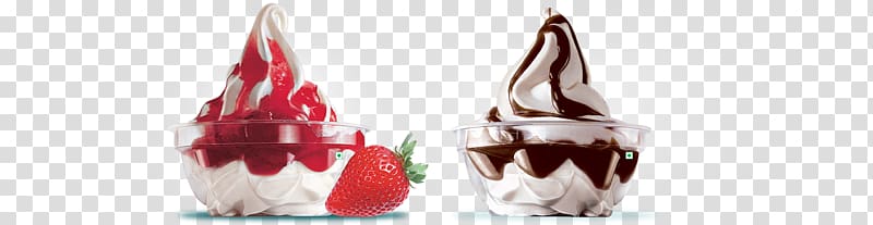 Strawberry ice cream Soft serve McDonald\'s McDonald Soft, Soft Serve transparent background PNG clipart