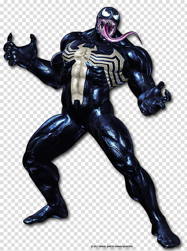 Venom Spider-Man Eddie Brock Marvel vs. Capcom: Infinite Mac Gargan, monster venom transparent background PNG clipart