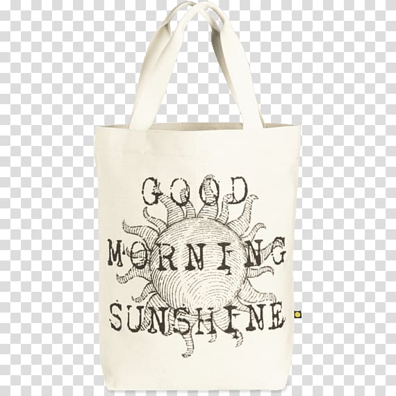 Tote bag Life Is Good Women\'s Messaging Engraved Sunshine Pouch (Natural), One Size Life Is Good Engraved Message Tote, Natural, Sunshine, Totes Handbag, Good Morning Friends Graphics transparent background PNG clipart