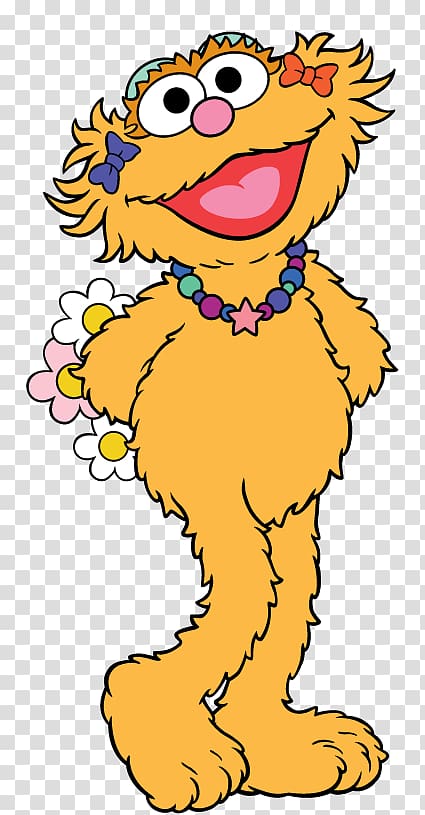sesame street character , Zoe Ernie Count von Count Elmo Big Bird, Sesame Street transparent background PNG clipart