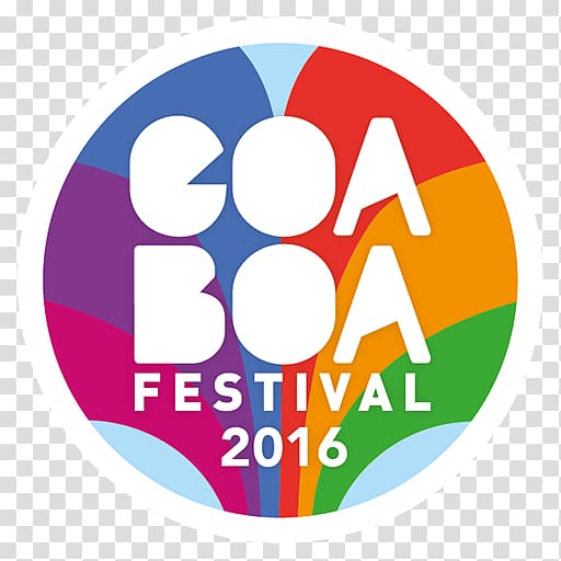 Logo Goa-Boa Festival Brand Old Goa Font, western festival transparent background PNG clipart